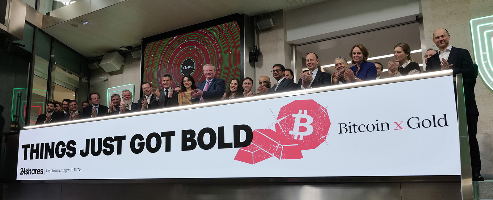 London Stock Exchange welcomes the listing of 21shares Bitcoin Gold ETP  (BOLD) - Welcome Story At London Stock Exchange | London Stock Exchange